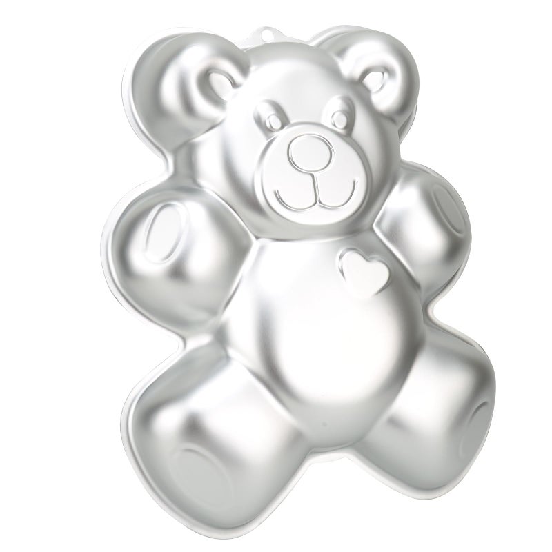 Cayanmydery Bear Shape Cake Pan, Kids 3D Birthday Cake Pan, Aluminum Alloy Cake Molds Nonstick Baking Tools - Image 5