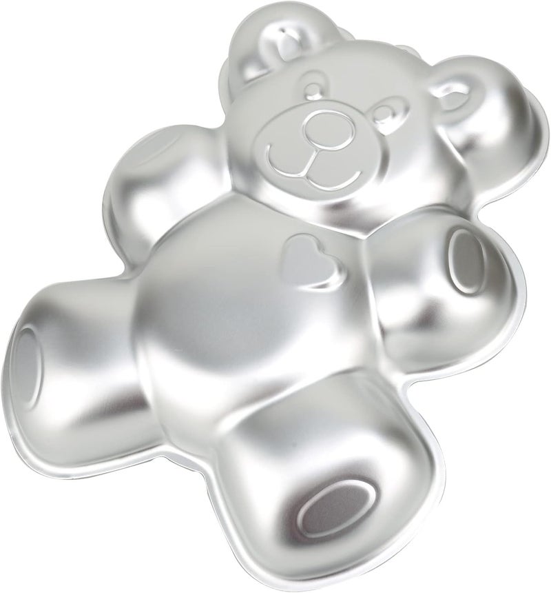 Cayanmydery Bear Shape Cake Pan, Kids 3D Birthday Cake Pan, Aluminum Alloy Cake Molds Nonstick Baking Tools - Image 1