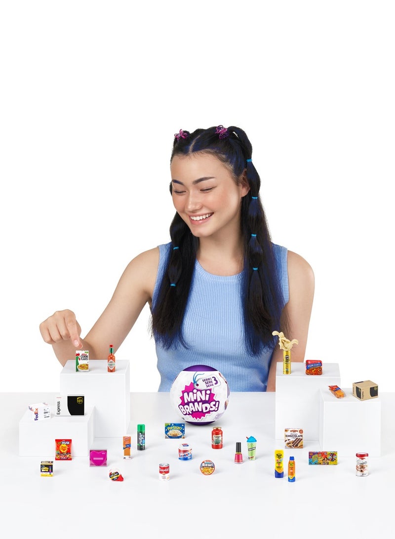 ZURU 5 SURPRISE MINI BRANDS Global Brands Series 3, 90+ Mini toys to collect for Ages 3+ - Image 3