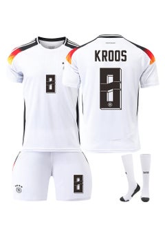 2024 European Cup Germany Children's Youth Football Jersey Three-Piece Suit No. 8