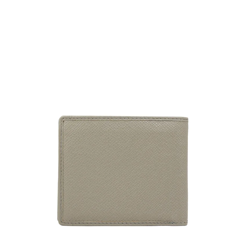 Da Milano Stone Grey Stone Grey Bifold Leather Mens Wallet for Men | Best Price UAE