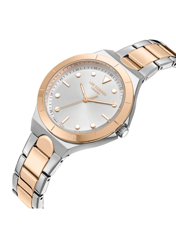 لي كوبر Lee Cooper LC07999.530 Women's Analog Display Watch & Metal Strap Rose Gold