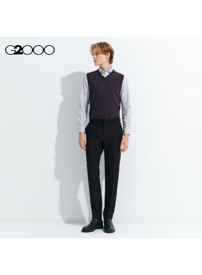 G2000 [easy-care/mall-matching] 2025 Spring And Summer Business Commute Formal Dress Pants Trousers, Black, Size 30 - Image 3