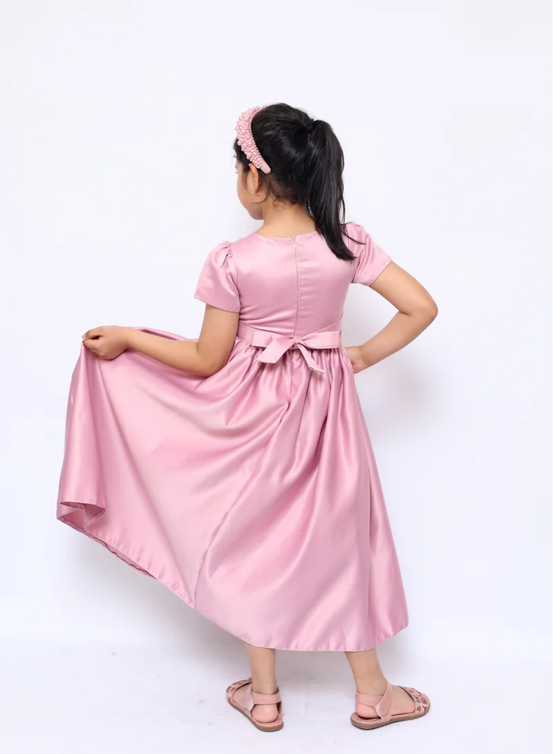 D'Daniela D'Daniela Satin Formal Dress