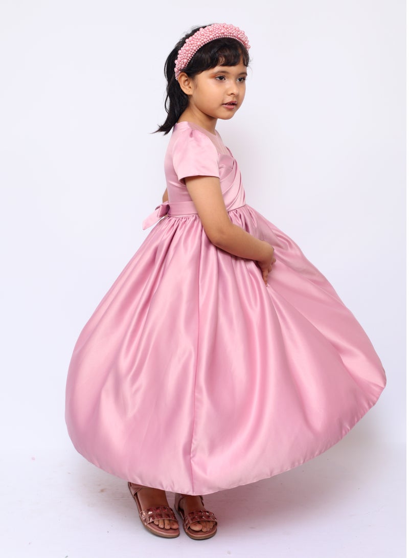 D'Daniela D'Daniela Satin Formal Dress - Image 2