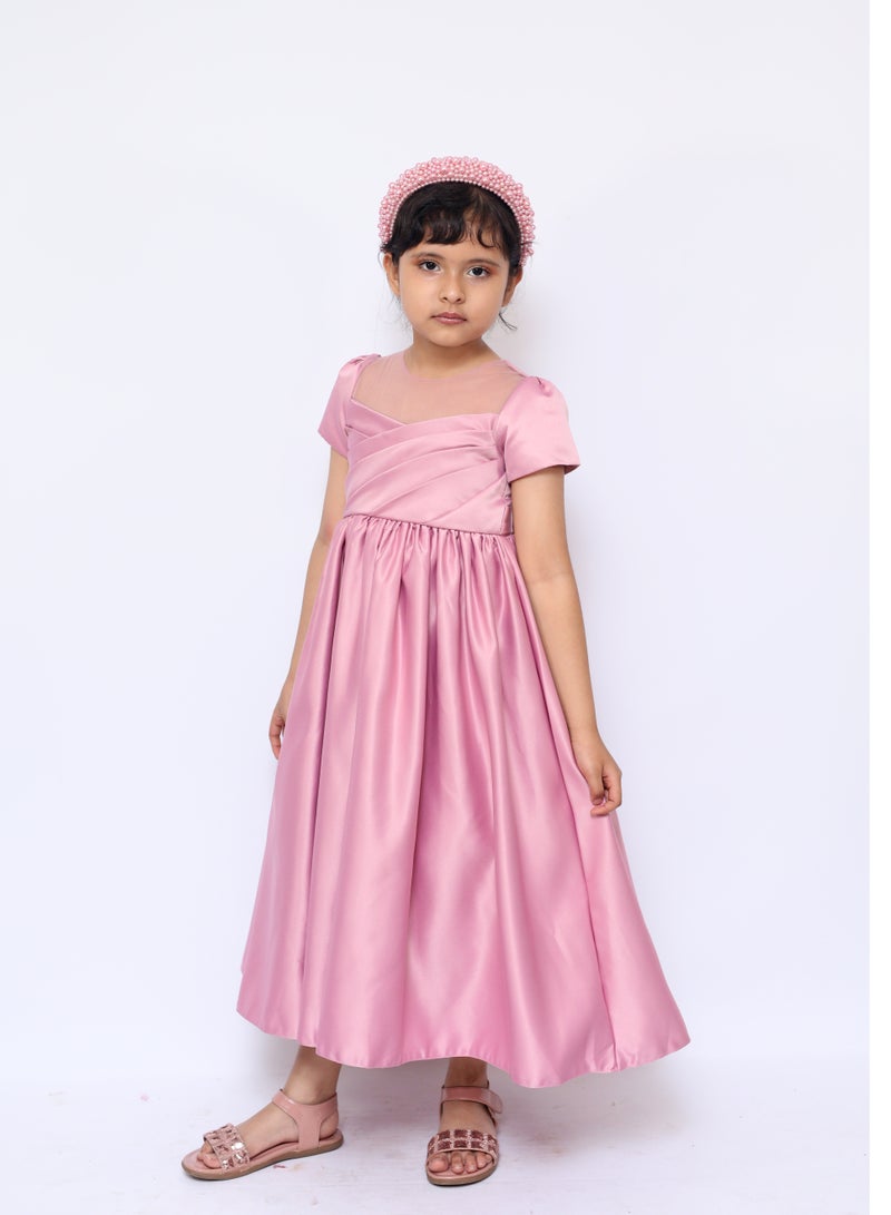 D'Daniela D'Daniela Satin Formal Dress - Image 1