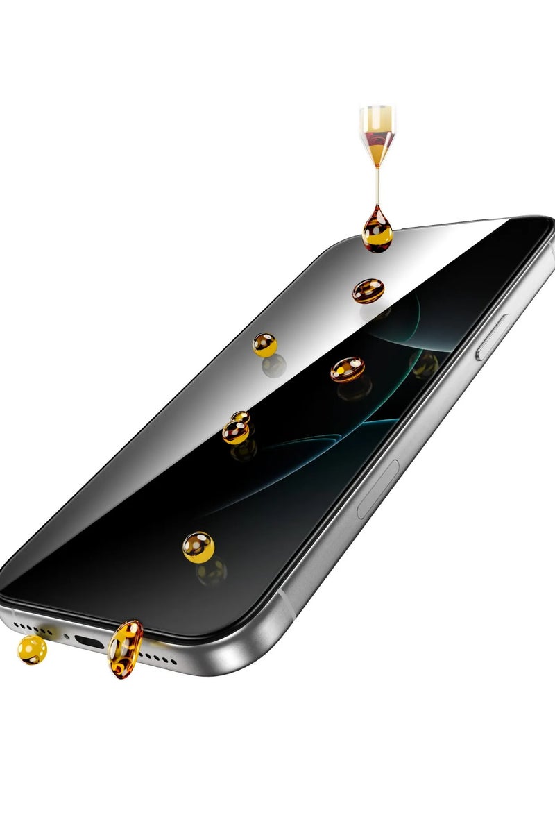 GREEN LION 9H Steve Privacy Anti-Peeping Glass iPhone 17 Air with Blocked Side Viewing & Grease Resistance / Highly Responsive / -Anti Fingerprint - Black Edge/Privacy - Image 2