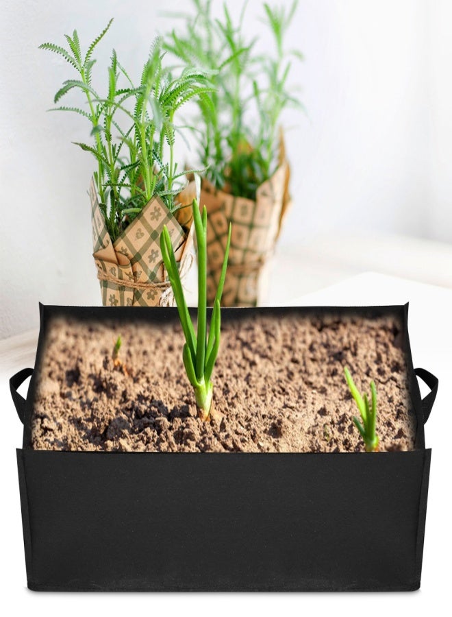 1Pc Vegetable Strawberry Planting Square Bag Garden Plant Flower Nursery Planter(L 60*30*20cm) - Image 2