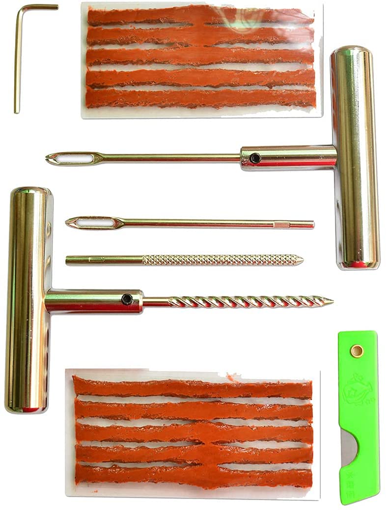 BON üBon Heavy Duty Tyre Repair Kit - T-Handle Tyre Plug Set, Fix Punctures on-the-go for Car, Van, Bikes and Trucks with Storage Box - Image 2
