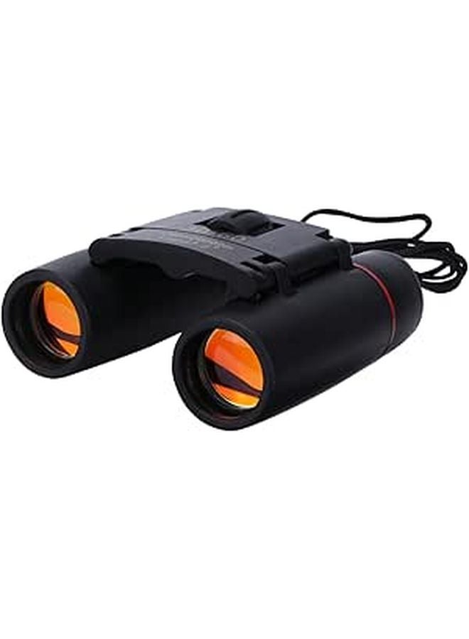 Compact Foldable Binoculars for Bird Watching Travel Wide Field of View Easy Focus Rubber Coating - Image 1