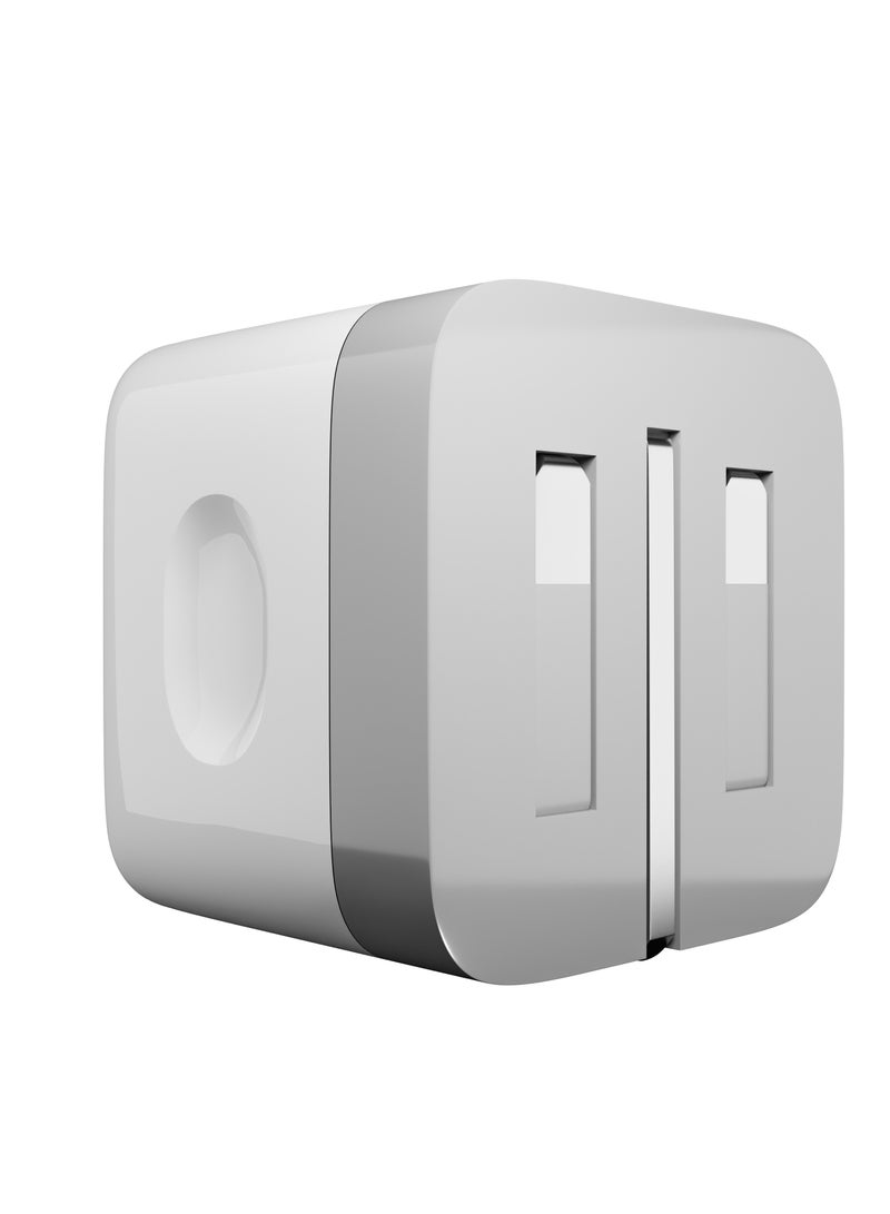 RAFFAE 35W PD Fast Charger with GaN Chip, Double Port USB Type C Foldable Power Adapter For iPhone 15/15 Plus/15 Pro/15 Pro Max, Samsung, OnePlus, Huawei – White - Image 3