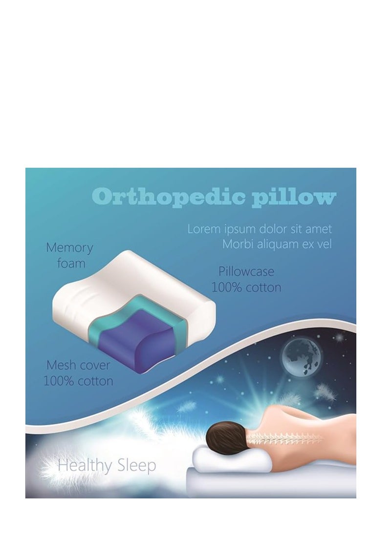 Relax Smart - Medical foam pillow memory foam Gel pillow - Image 1