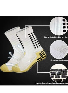 Generic 5 Pairs of Non-Slip Grip Pads for Men's Football and Basketball Socks  - Image 5