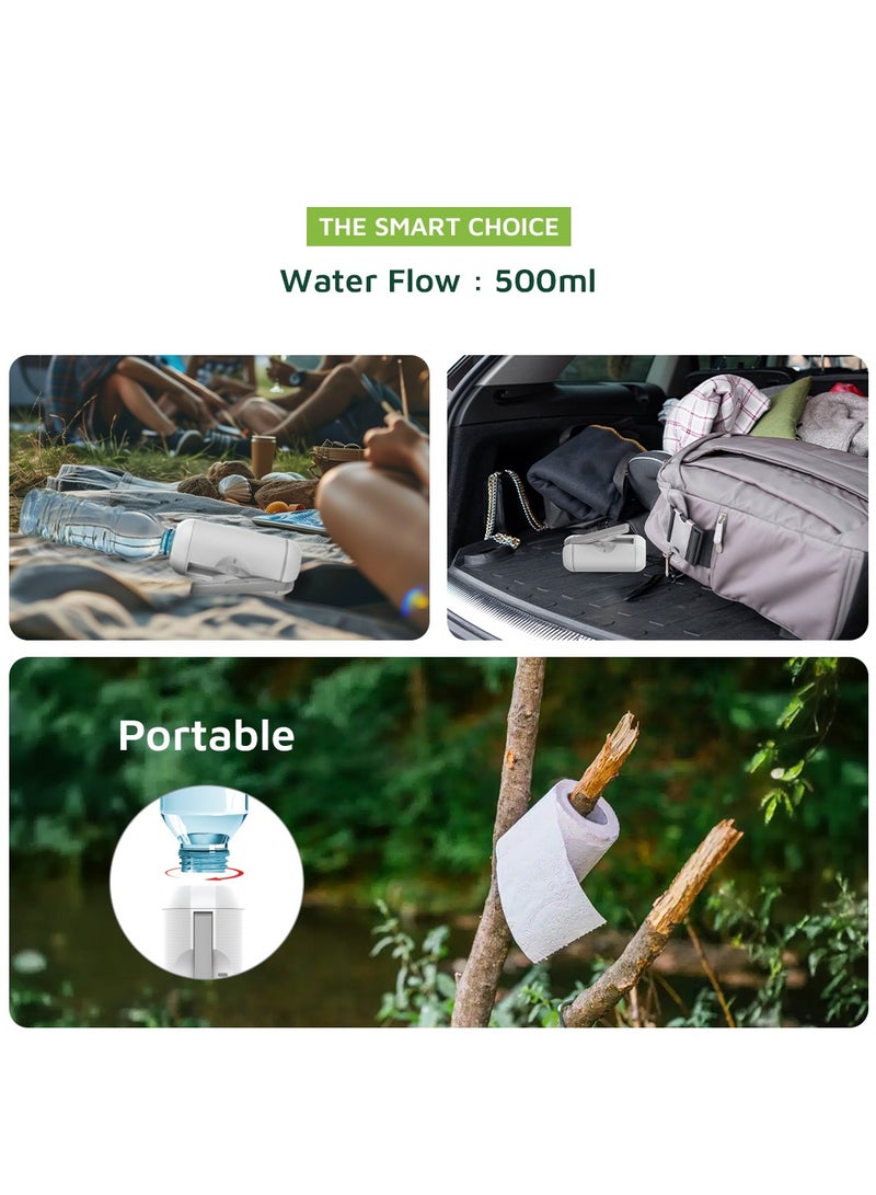 GREEN LION Electric Pocket Bidet / Significant Battery capacity / Considerable Water Flow / Reliable Performance / Ensuring Durability / Compact & Portable / Light Weight - White - Image 5