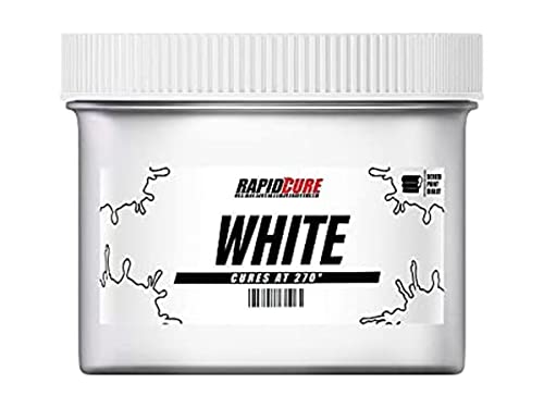 Screen Print Direct Rapid Cure Screen Printing Ink White Pint 16oz Plastisol Ink for Screen Printing Fast Curing Fabric Paint Screen Print Direct USA Made - Image 1