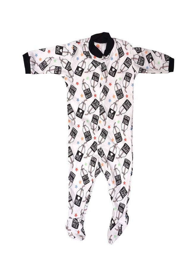 Mini Berry Babyneeds New Born Baby Multi-Color Long Sleeve Cotton Sleep Suit Romper for Boys and Girls Set of 127 - Image 2