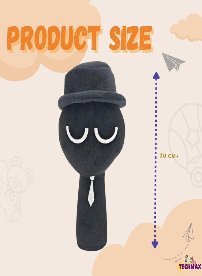 TechMax Solution حلول تيك ماكس المخصصة، دمى سبرونكي السوداء القطيفة - Image 2