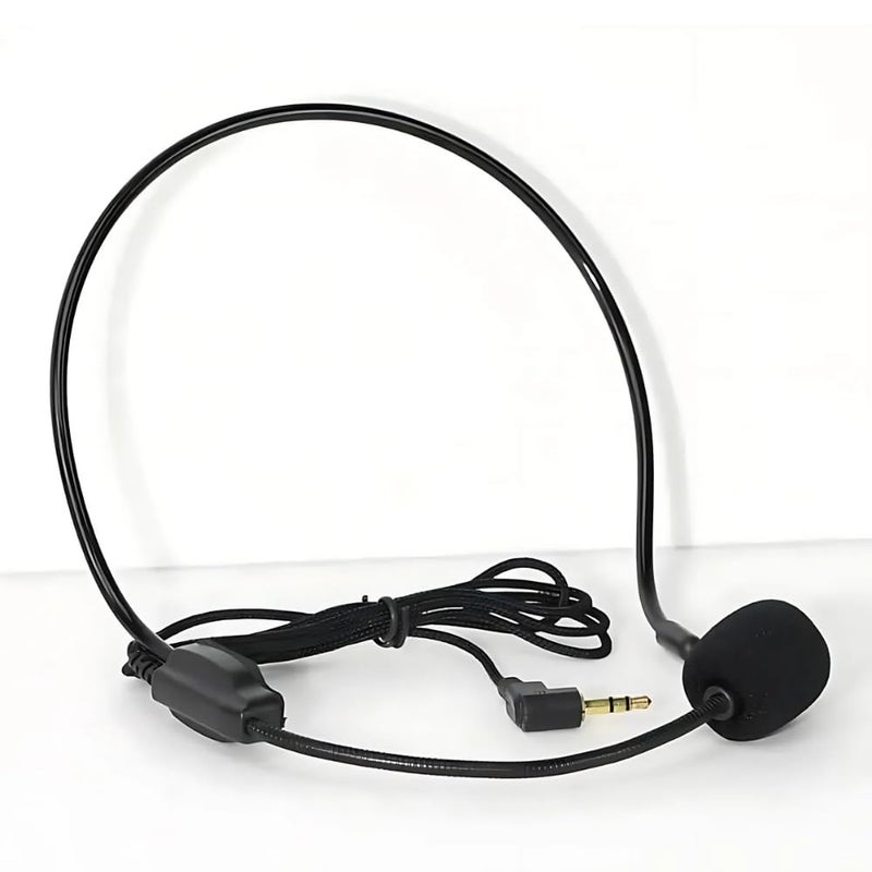 Drumstone 𝟏𝟓 𝐘𝐞𝐚𝐫𝐬 𝐆𝐮𝐚𝐫𝐚𝐧𝐭𝐞𝐞 Professional Headset Microphone for Daily Use, Great for Presenters, Teachers, Coaches, Trainers, Easy to Wear, High Sensitivity Mic - Image 1