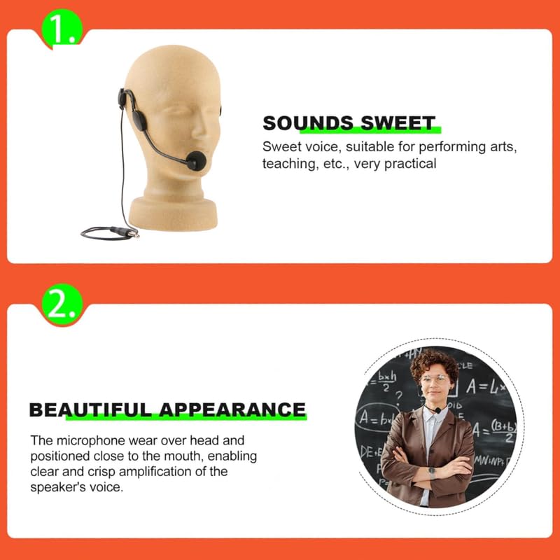 Drumstone 𝟏𝟓 𝐘𝐞𝐚𝐫𝐬 𝐆𝐮𝐚𝐫𝐚𝐧𝐭𝐞𝐞 Professional Headset Microphone for Daily Use, Great for Presenters, Teachers, Coaches, Trainers, Easy to Wear, High Sensitivity Mic - Image 4