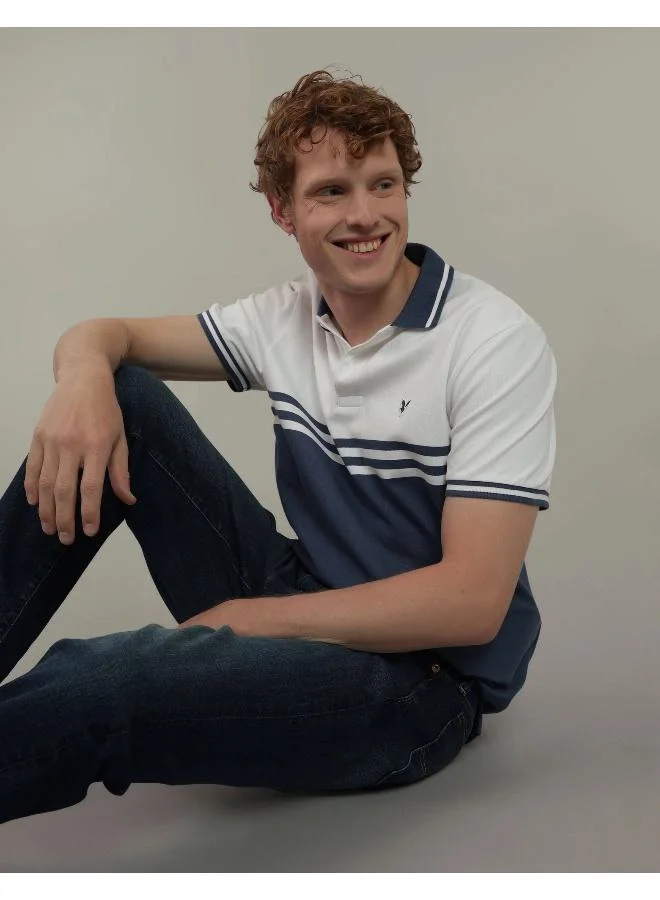 امريكان ايجل AE Striped Polo Shirt