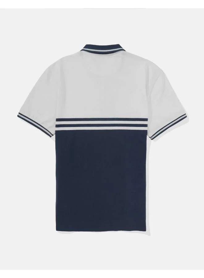 امريكان ايجل AE Striped Polo Shirt