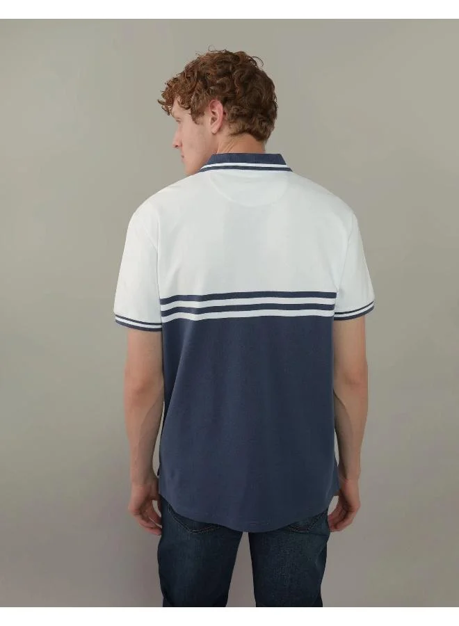 امريكان ايجل AE Striped Polo Shirt