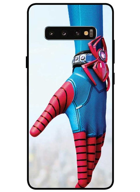 Protective Case Cover For Samsung Galaxy S10 Plus Smart Series Printed Protective Case Cover for Samsung Galaxy S10 Plus Spiderman Hand