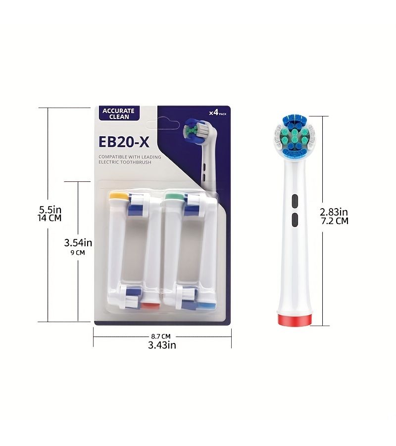 Universal Electric Toothbrush Heads 20 Pack For Precise Cleaning - Image 4