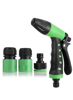 DEFAONS Water Spray Gun Multifunction Water Saving Adjustable Hose Pipe Nozzle Spray Gun Hose Nozzle Set  - Image 1