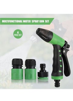 DEFAONS Water Spray Gun Multifunction Water Saving Adjustable Hose Pipe Nozzle Spray Gun Hose Nozzle Set  - Image 2