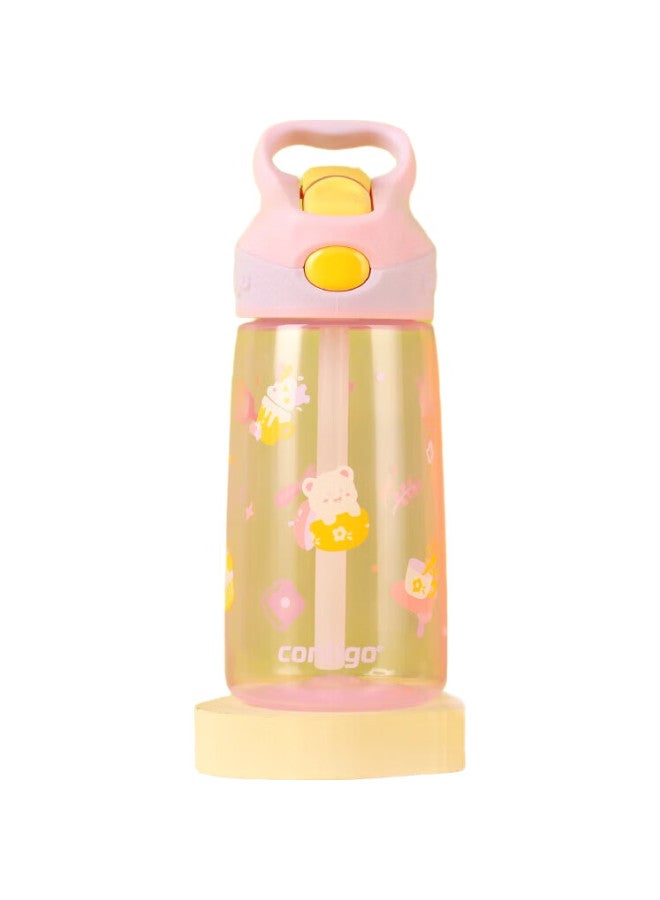 Contigo Kids Straw Plastic Water Bottle 450Ml Cute Pet Sweet Treats Hbc-Str153 - Image 2