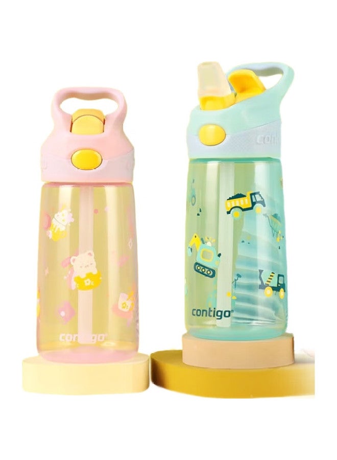 Contigo Kids Straw Plastic Water Bottle 450Ml Cute Pet Sweet Treats Hbc-Str153 - Image 3