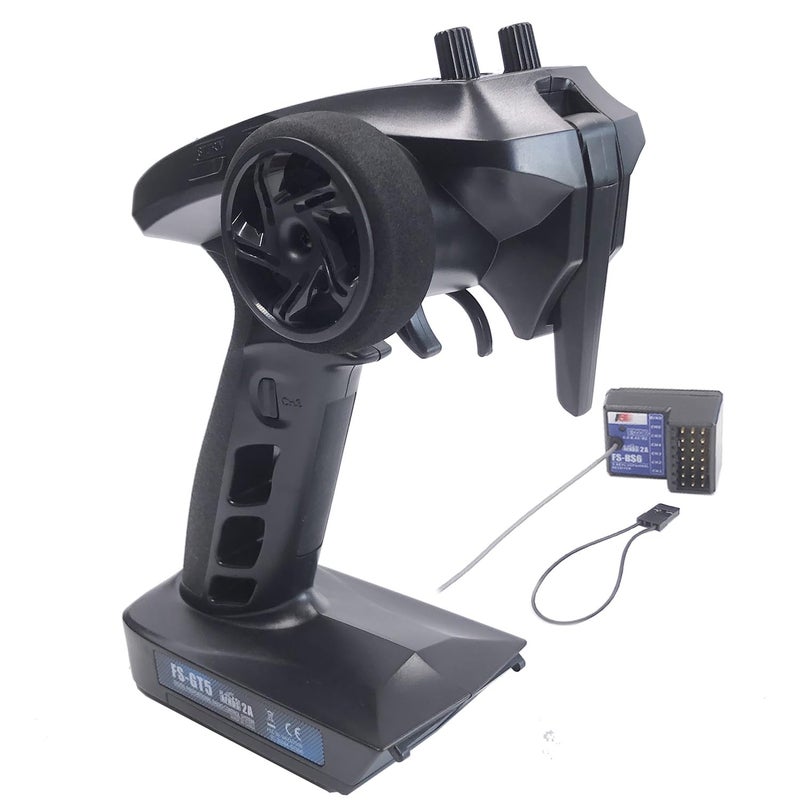 Alaohu FSGT5 6 Channels RC Transmitter and FSBS6 Gyro Receiver 24GHz Fly AFHDS2A Sky Radio Control System for RC Car Boat - Image 2