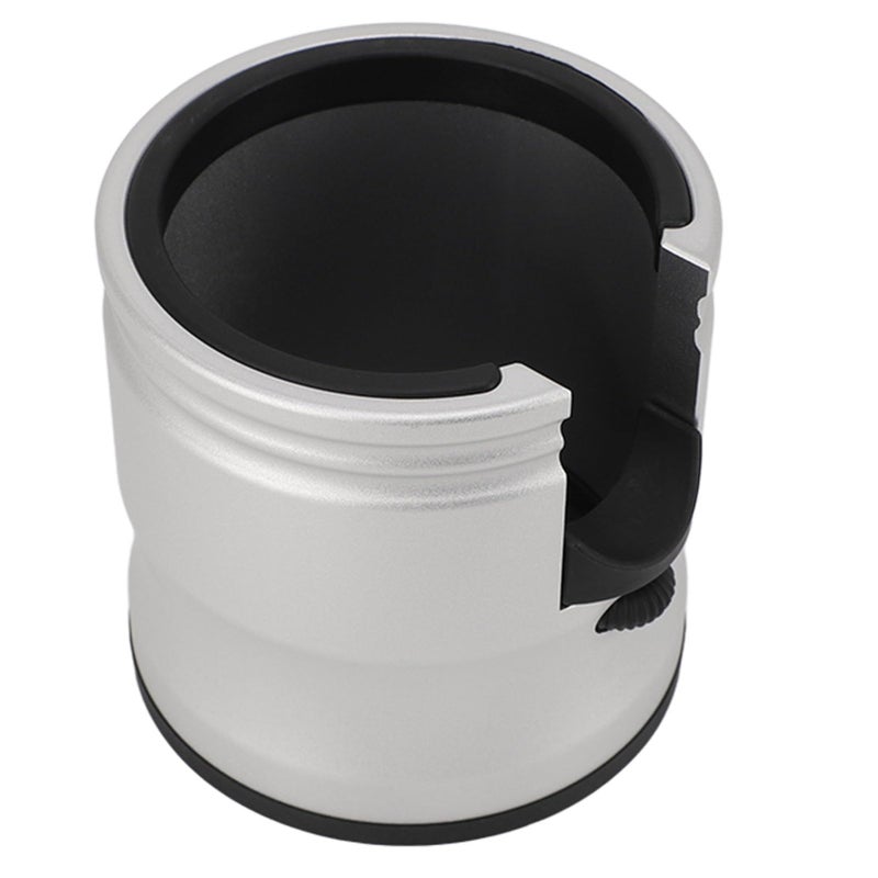 Universal Aluminum Coffee Tamper Holder Silver Height Adjustment For Extraction - Image 3