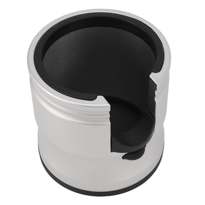 Universal Aluminum Coffee Tamper Holder Silver Height Adjustment For Extraction - Image 5
