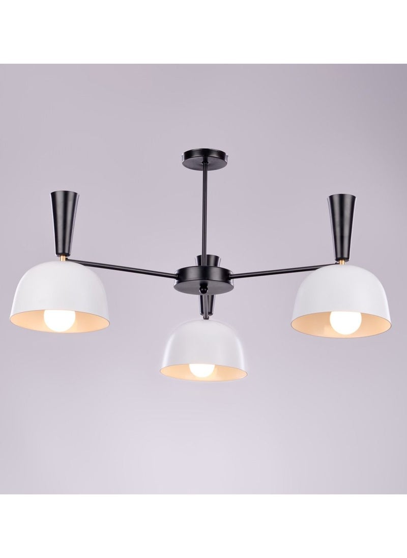 NAGAFA SHOP White Modern Three Helmet pendant from nagafa shop 3 lamp M8wH  - Image 1