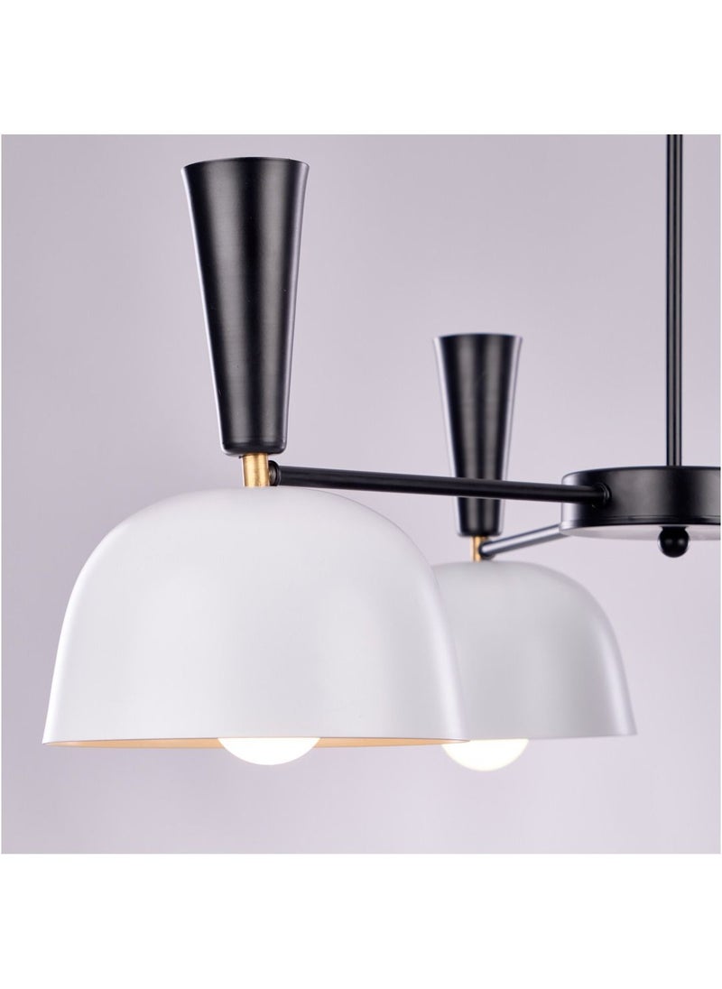 NAGAFA SHOP White Modern Three Helmet pendant from nagafa shop 3 lamp M8wH  - Image 2