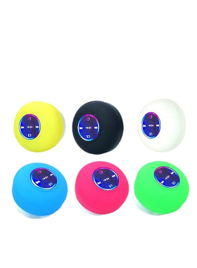 نيوترل مكبر صوت بلوتوث صغير مقاوم للماء مع شفاط كبير، مضخم صوت للاستخدام الخارجي، محمول للمنزل والمكتب، مع إضاءة جوية، مثالي للحمام والصوتيات - Image 5