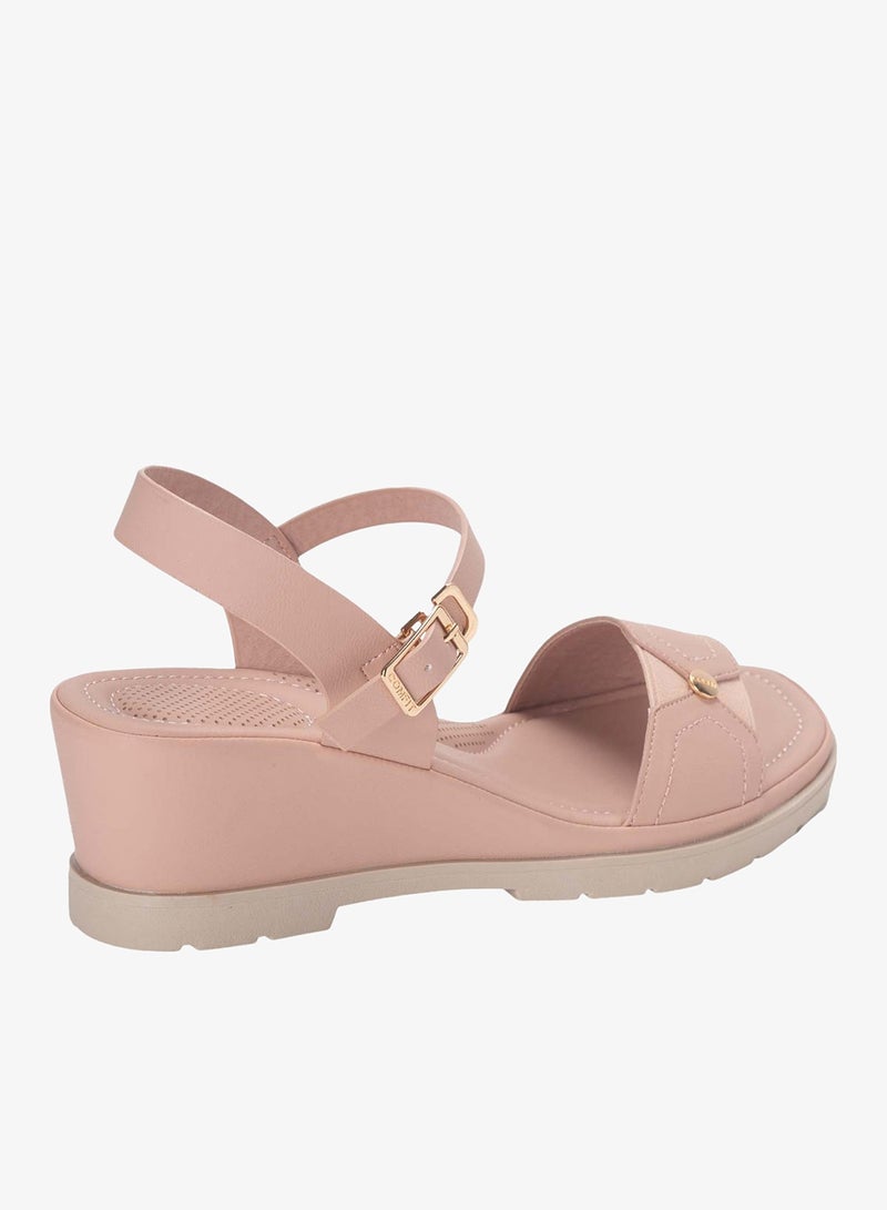 باتا صندل كاجوال مريح بكعب مخفي (ويدج) - Image 4