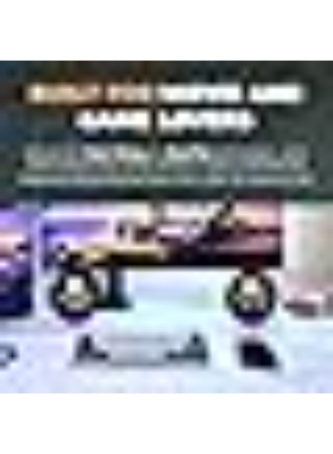 CREATIVE Pebble Pro 2.0 USB-C Computer Speakers with Bluetooth 5.3 and Customizable RGB Lighting, USB Audio, and Headset/Mic Port (Black) - Image 4