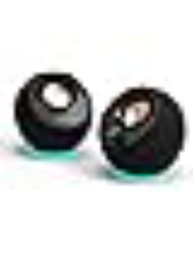 CREATIVE Pebble Pro 2.0 USB-C Computer Speakers with Bluetooth 5.3 and Customizable RGB Lighting, USB Audio, and Headset/Mic Port (Black) - Image 1