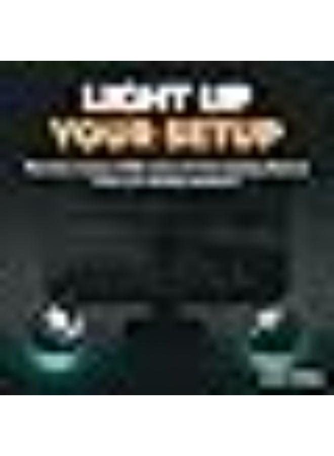 CREATIVE Pebble Pro 2.0 USB-C Computer Speakers with Bluetooth 5.3 and Customizable RGB Lighting, USB Audio, and Headset/Mic Port (Black) - Image 2