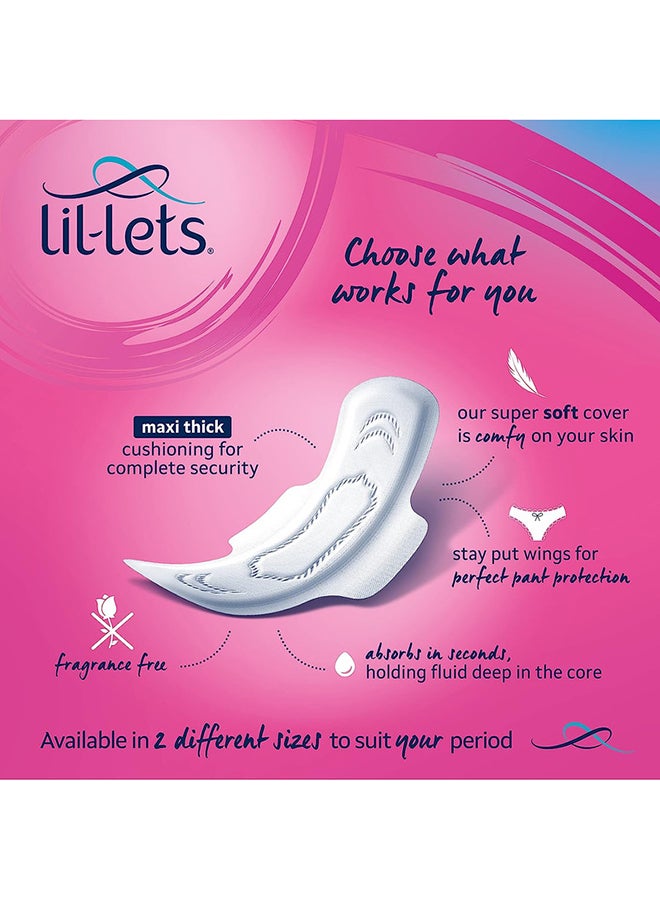 Lil-Lets Maxi Thick Long Sanitory Pads with Wings 30 Pcs - Image 5