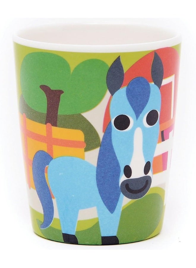 فرنش بول French Bull - BPA Free Kid's Dinner Set - 8-Inch Melamine Kids Plate Set - Jungle, Set of 4 Small Farm - Image 2