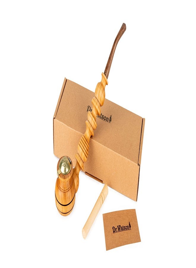 Dr Watson Dr. Watson - Tobacco Pipes, Churchwarden Shape, Handcrafted - Image 5