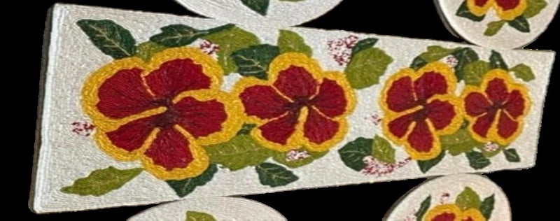 AIVIK Premium Handcraf Beautiful Beaded Table Runner Craftsmanship 13 36 Inch BR036