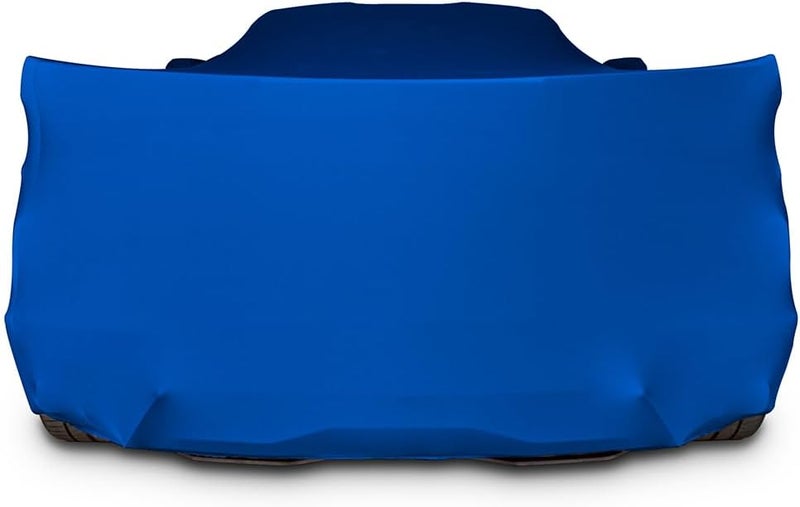 SR1 Performance C8 Corvette Stingray Ultraguard Stretch Satin Indoor Car Cover (Blue) - Image 3
