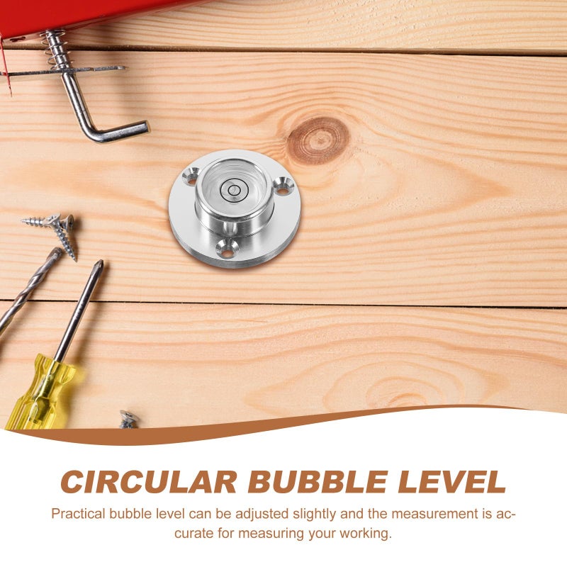 Small Bubble Level with Flange Metal Housing 34X20X12Mm Portable Multi Use Tool - Image 4