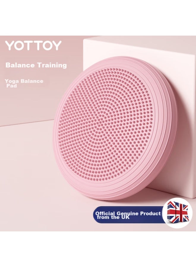 YOTTOY كرة توازن اليوغا، تدريب قوة الجسم، وسادة هوائية للقدم، سميكة نصف دائرية، معدات تمرين كاحل للأطفال - Image 5