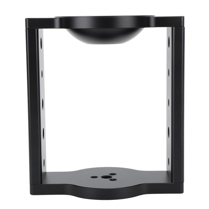 75mm Bowl Riser 5.3in Height Aerospace Grade Aluminium Alloy 10kg Load Capacity - Versatile Threaded Holes Flat to Bowl Adapter for Professional DSLR Video Camera Systems Tripod Slider Dolly - Image 4
